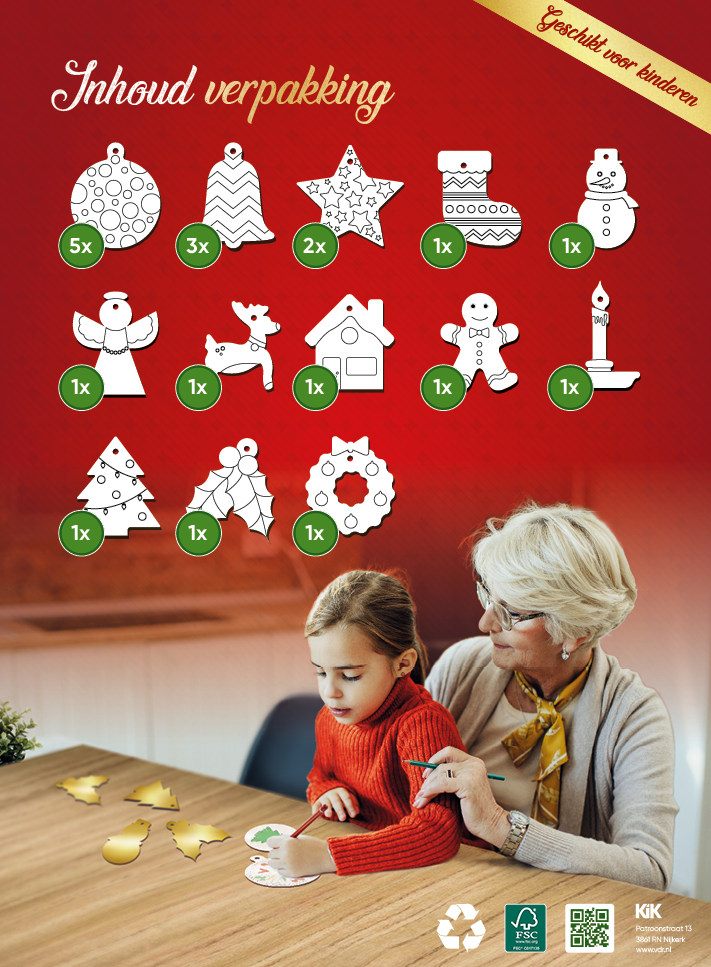 kinderen verpakking kerstballen nieuw kinderen verpakking kerstballen nieuw